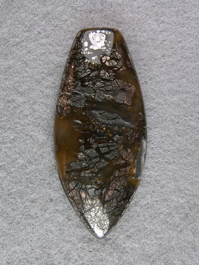 Traded Nipomo Marcasite Agate 1176T  :  description