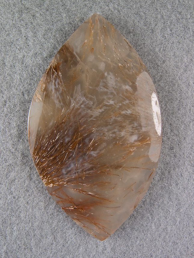 Traded Nipomo Sagenite Agate 1156T  :  description