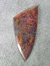 Mexican Plume Agate 841  :  This was a thin tumbled slab when I got it but I salvaged it for these great colored plumes