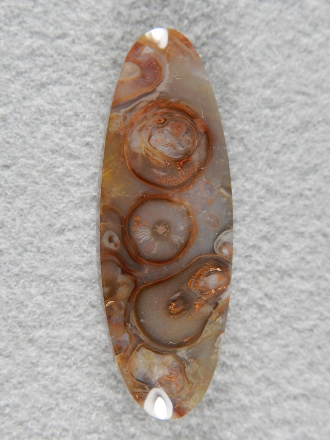 Petrified Palm Root 2080 : A great pendant cab of Highly silicated Palm Root.  Mojave Ca. material