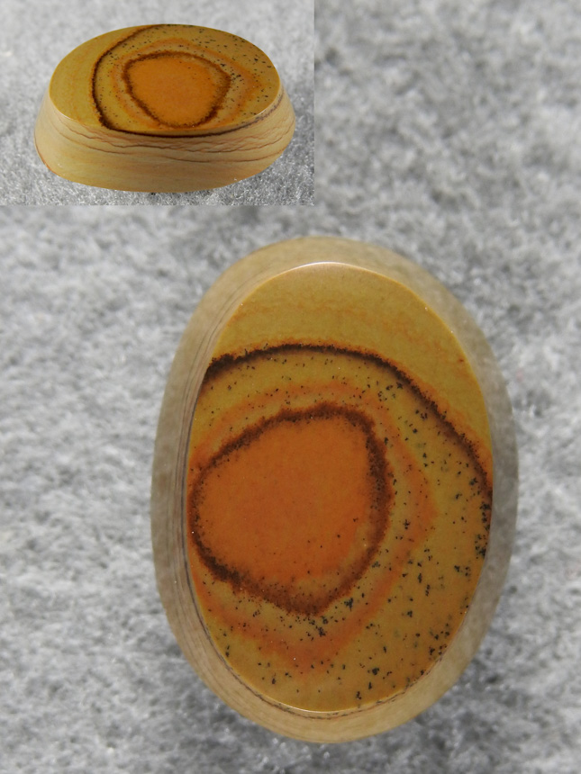 Owyhee Jasper 1754 : One of 2 very tall Owyhee freeform cabs.