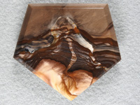 Biggs Jasper 886  :  I saw this Volcano in the slab and just had to showcase it.