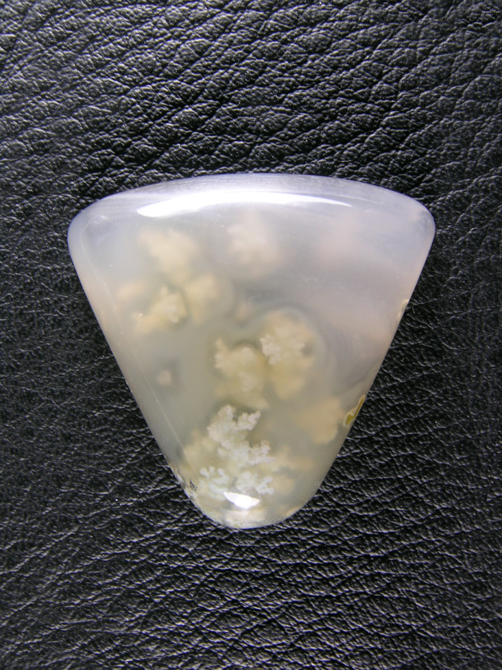 Horse Canyon Plume Agate 777  :  An area in the North of the canyon hosted this milky Agate with White Plumes.  Still on BLM land this spot is still collectible.