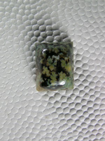 Horse Canyon Plume Agate 782  :  Light Green Plumes in this Black Agate (common color combo at Horse Canyon)