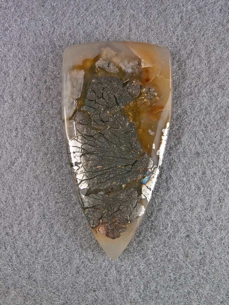 Nipomo Marcasite Agate 1238  :  description