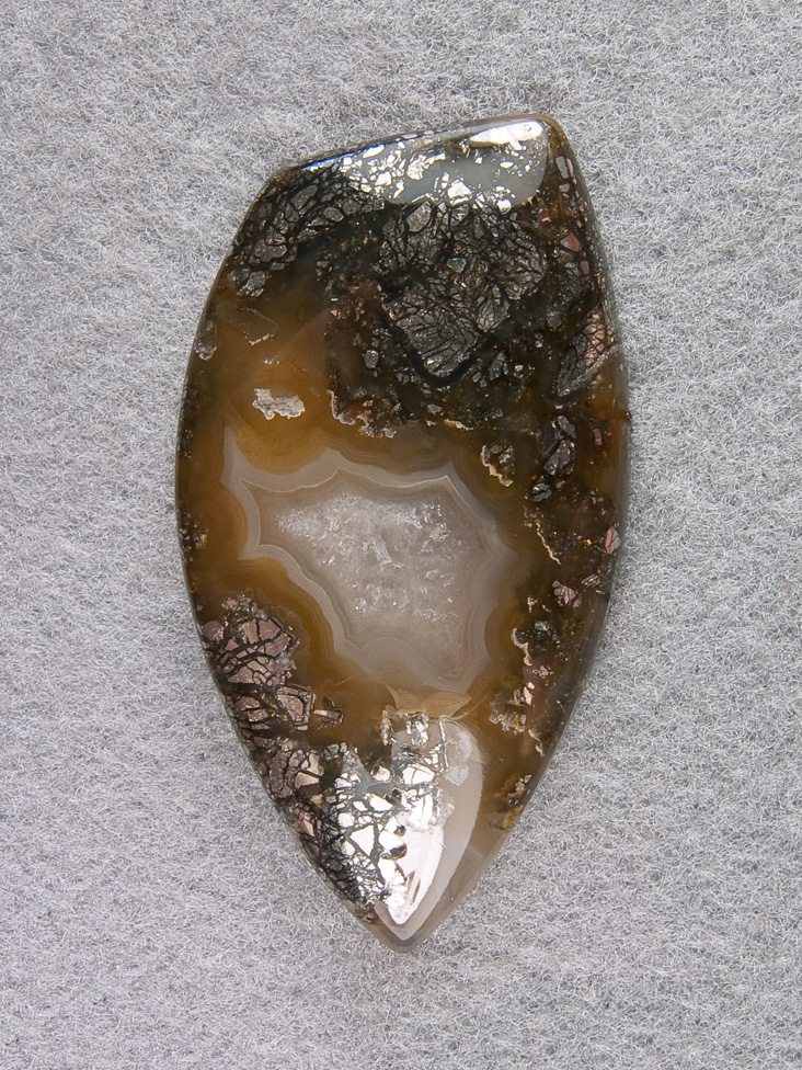 Nipomo Marcasite Agate 1242  :  description
