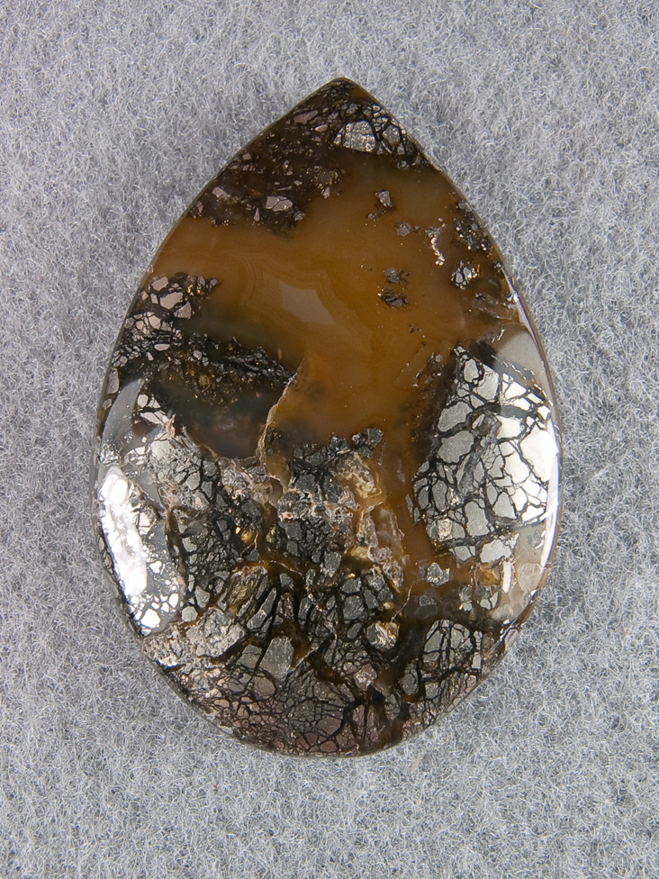 Nipomo Marcasite Agate 1245  :  description