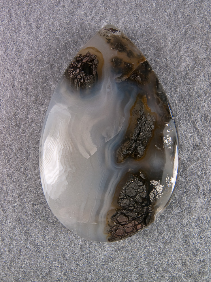 Nipomo Marcasite Agate 1246  :  description