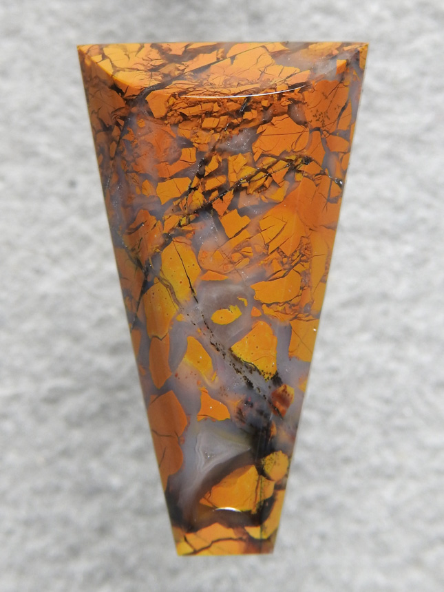 Stone Canyon Jasper 1069 : This breciated Jasper takes a mirror finish.