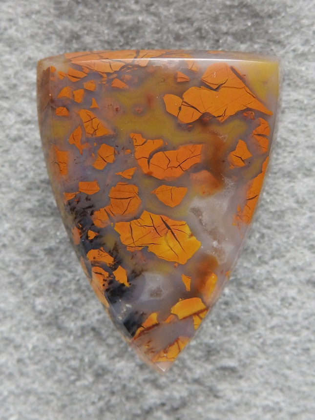 Stone Canyon Jasper 1997 : Beautiful Stone Canyon Jasper is so gemmy and cuts like a dream.