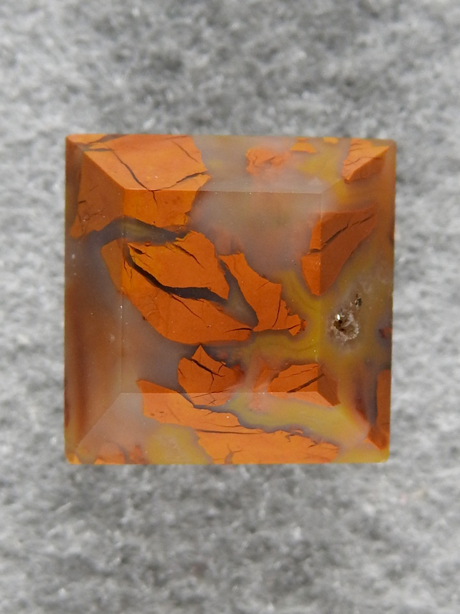 Stone Canyon Jasper 1998 : A small square perfect for a ring or accent stone.