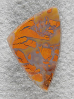 Stone Canyon Jasper 1996 : Beautiful Stone Canyon Jasper is so gemmy and cuts like a dream. Great floaters with the yellow agate I love.